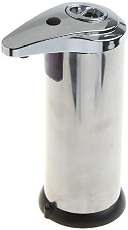 Willss 9OZ/250ml Soap Dispenser Automatic Sensor Stainless Steel Pump Touchless Free Hand Best for Luqid Soaps and Sanitizers Easy to Refill or Clean