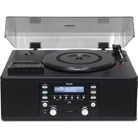 Teac LP-R500 Vinyl and Cassette Copy Station with AM/FM Radio - Black