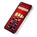 niceEshop(TM) Red Retro London Telephone Booth Pattern Snap On Hard Back Case Cover for iPhone4 4G 4S +Screen Protector