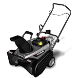 Murray 1695885 22-Inch 205cc 4-Cycle OHV Briggs & Stratton 800 Snow Series Gas Powered Single Stage Snow Thrower With Electric Start