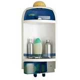 Gedy - Avant Corner Shower Caddy (White/Azure Blue) - 2880-89