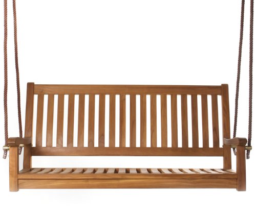 Java Teak Hardwood Outdoor Patio Porch Swing