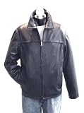 Izod Men's New Zealand Lambskin Open-Stitch Jacket