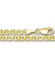 14K Yellow Gold Mariner Link Chain ( Width 3.2 mm)