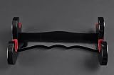 Black Wood Double Tier Hung on Wall Sword Stand #676