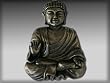 Silver Star "Buddha" Vintage Belt Buckle