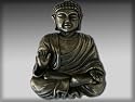 Silver Star "Buddha" Vintage Belt Buckle