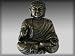 Silver Star "Buddha" Vintage Belt Buckle