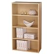 FURINNO 4-Tier Open Shelf Bookcase Shelving Unit