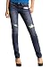 Gap Womens Dark Gap Womens Dark Distressed Skinny Jeans