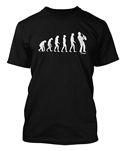 Evolution To Saxophone Player Men's T-shirt