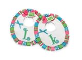 Mud Pie Initial Baby Initial Baby Personalized Bib, Letter S