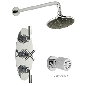 Helix Shower, Ocean Shower Head & Body Jets