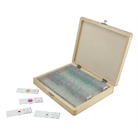 Celestron 44412 Prepared Microscope Slides (100-Piece Set)