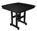 37" Recycled Earth-Friendly Cape Cod Outdoor Patio Dining Table - Black