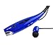 Bradychan® Wireless Bluetooth V4.0+EDR HV-800 Neckband Sport Stereo Universal Headset Headphone for Smartphone&Other Bluetooth-enabled Tablets 3Pcs (Dark blue)