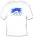 T-shirt with weasel, snow, white, camouflage, winter