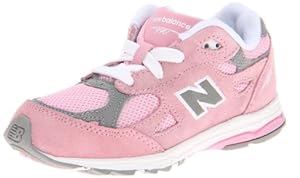 New Balance KJ990 Running Shoe (Infant/Toddler),Pink/Grey,9.5 XW US Toddler