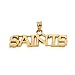 New Orleans Saints Name Pendant, 14 Karat Gold