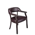 Traditional Guest Chair - Oxblood