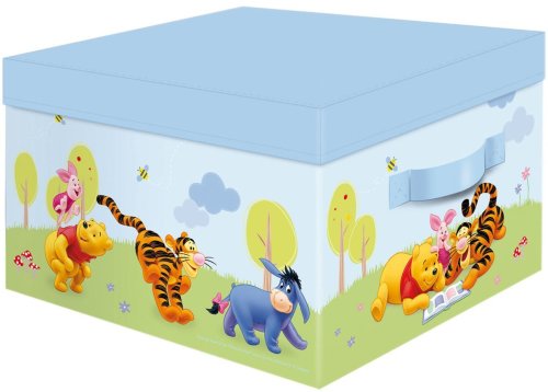 Decofun, Disney Pooh Soft Storage Box With Lid
