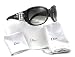 AUTHENTIC DIOR LIMITED KIH SHINY BLACK PLASTIC SUNGLASSES