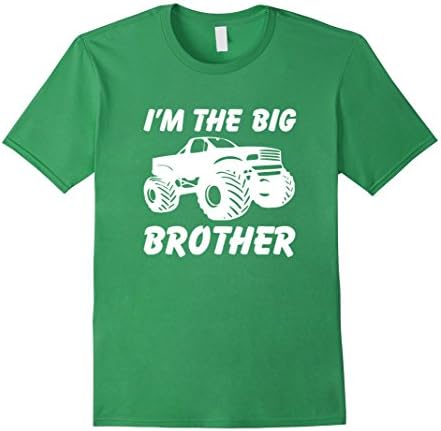 Men's Monster Truck Big Brother Boys TShirt 3XL Grass