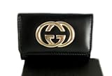 Gucci - Gucci Wallets (Black) Leather Britt Key Case 162763