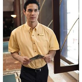 Short Sleeve Twill Shirt by FeatherLite