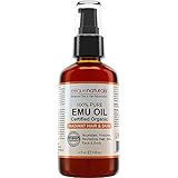 Emu Oil Pure HUGE 4 OZ VALUE SIZE! Pure Emu Oil For Hair Growth, Hair Conditioner And Hair Health - Emu Oil Hydrates The Skin And Is A Great Skin Moisturizer On Its Own.