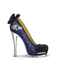 Home: NFL-Licensed Sole of Baltimore Ravens High Heel Shoe Figurine by The Hamilton Collection - The Hamilton Collection