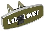 Heininger Automotive 4239 HitchMate Premier Series Hitch Cap Lab Lover Black Head