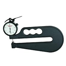 Starrett 1015A-6 Inch Reading Portable Dial Indicator 1015A-431J Thickness Gauge Without Case, 0.0005" Graduation, 1/2" Range, 0-50 Dial Reading
