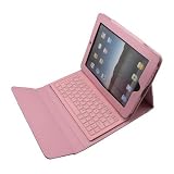 416eHDt5dKL. SL160  Pink Built in Bluetooth Keyboard Leather Housing Carry Case Cover For Apple iPad2 iPad 2 2nd (Worldwide shipping available, Free LCD Screen Protector buy from Koolertron)