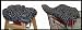 Baby : Shopping Cart / High Chair Seat Covers Black with White Dots