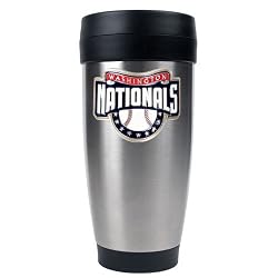 Washington Nationals MLB Stainless Steel Travel Tumbler -Primary Logo by Great American Products