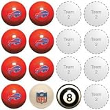 Buffalo Bills 1-TEAM BILLIARDS/POOL TABLE BALL SET (9)