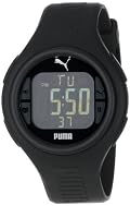 PUMA Men's PU910541001 Pulse Black Heart Rate Monitor Watch