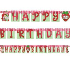 Strawberry Shortcake 7ft 5in Birthday Banner