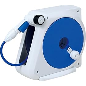 【クリックで詳細表示】タカギ オーロラ NANO コンパクト収納 散水ホースリール 20m RM220FJ