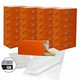 25 x Caraselle Tangerine Ladies Shoe Boxes + 12 Clear Adhesive PVC Pockets + 25 sheets of Acid Free Tissue Paper