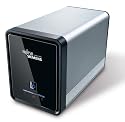 Fujitsu26341-F103-L50 Storagebird Duo 35 LR NAS-System mit Festplatten 2x250GB (2-Bay, SATA II, USB, Ethernet, Raid)