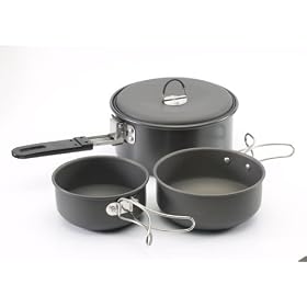Gelert CUT157 Ascent III - 4 Piece Alum Cookset