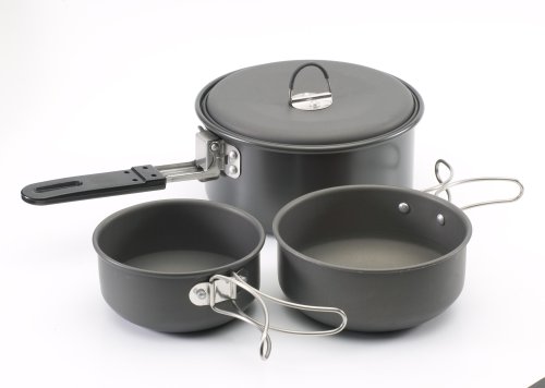 Gelert CUT157 Ascent III - 4 Piece Alum Cookset