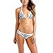 Lukitty Women's High Neck Halter Bikini Sets Bathing Suits Swimwear Swimsuits