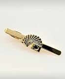Straight Cardmetal Plated Tiebar With Free Striped Reusable Gift Box