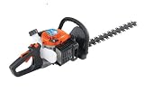 Tanaka Commercial Grade Gas Powered Hedge Trimmer 22-Inch Double-Sided Blades 24cc 1.3 HP 2-Stroke (CARB Compliant) #HTD-2522PF