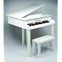 Schoenhut Concert Grand Piano- White