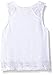 Juicy Couture Girls' Slub Jersey Top with Lace and Rayon Challis Set - White