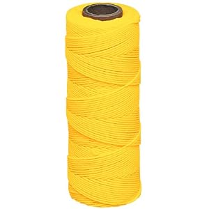 Marshalltown 628 1000-Foot Mason's Line Yellow Braided Nylon by Marshalltown